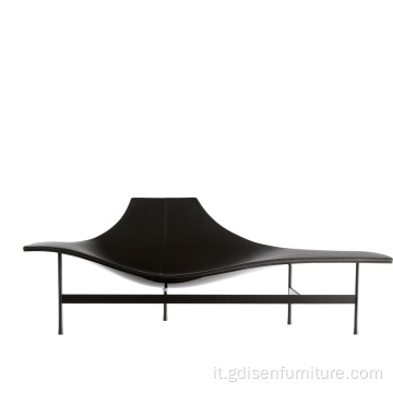 Nuovo design sedia da soggiorno in pelle chaise longeterminal